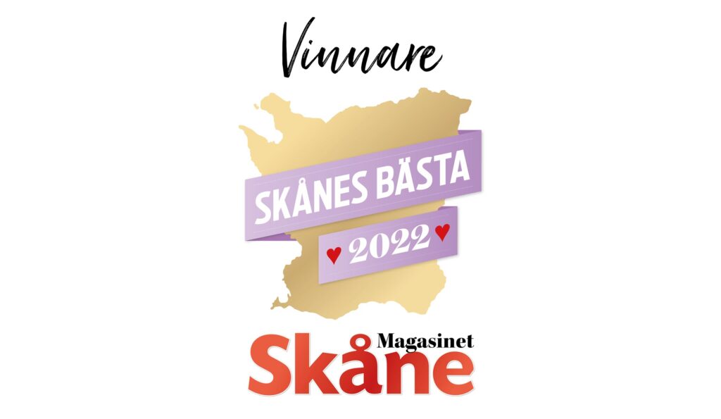 Logga från när vi vann Skånes bästa 2022